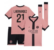 Paris Saint-Germain Lucas Hernandez #21 Koszulka Trzecia dzieci 2024-25 Krótki Rękaw (+ krótkie spodenki)